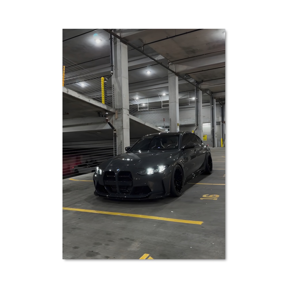 Poster Black Stallion – affiche BMW